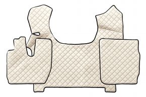 Alfombrillas de ecopiel Q para IVECO STRALIS S-WAY (03.2019-12.2023) - Beige claro