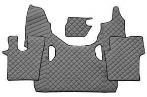 Alfombrillas de ecopiel Q para SCANIA G NEXTGEN (desde 01.2017) - Gris
