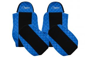 Fundas de asiento a medida para DAF CF (01.2006-12.2013) - azules