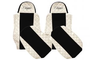 Fundas de asiento a medida para DAF LF (01.2001-12.2013) - beige claro