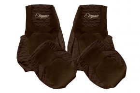 Fundas de asiento a medida ELEGANCE Q para DAF XG+ (desde 10.2021) - asientos idénticos - marrones