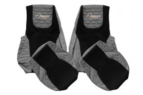 Fundas de asiento a medida ELEGANCE Q para DAF XG+ (desde 10.2021) - asientos idénticos - grises