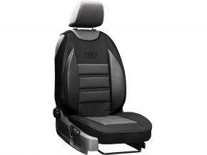 Funda asiento coche ergonómica GT Ergonomic con soporte lumbar, negra, 1 ud.
