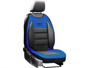 Funda asiento coche ergonómica GT Ergonomic con soporte lumbar, azul, 1 ud.