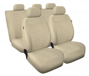 Fundas de asiento universales MODERN beige, MC-3