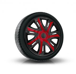 Tapacubos para VOLKSWAGEN 14", N-POWER BICOLOR burdeos-negro  4pzs