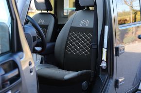 Fundas de asiento a medida Motive (tejido + polipiel) Fiat Bravo II (2006-2015)