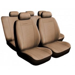 Fundas de asiento universales PRESTIGE ALCANTARA beige