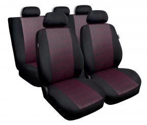 Fundas de asiento universales PROFI rojo