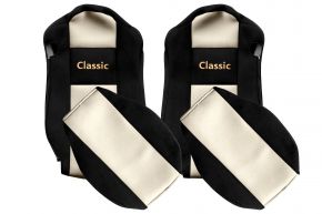 Fundas de asiento a medida CLASSIC para MERCEDES ACTROS MP 4 (01.2011-12.2018) - asientos estándar - beige claro