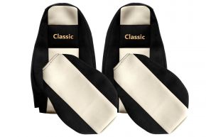Fundas de asiento a medida CLASSIC para VOLVO FH 4 (01.2013-12.2019) - beige claro