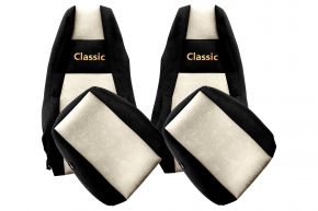 Fundas de asiento a medida CLASSIC para SCANIA R NEXTGEN (desde 01.2017) - asientos estándar - beige claro