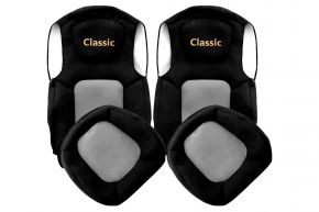 Fundas de asiento a medida CLASSIC para FORD F-MAX (desde 10.2018) - grises