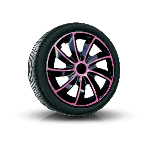 Tapacubos para MITSUBISHI 17", QUAD BICOLOR ROSA 4 pzs