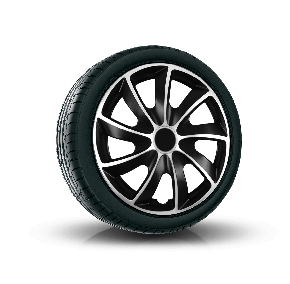 Tapacubos para Mitsubishi 17", Quad bicolor, 4 pzs
