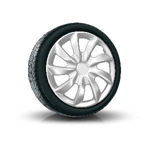 Tapacubos para SKODA 14", QUAD GRIS 4 pzs