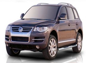 Marcos laterales de acero inoxidable para Volkswagen Touareg 2002-2010