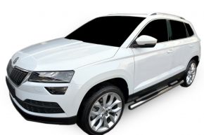 Marcos laterales de acero inoxidable para Skoda Karoq 2017-up