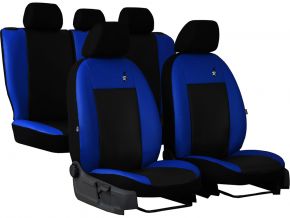 Fundas de asiento universales Piel ROAD azul