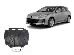 Protectores  de motor y caja de cambios Mazda 3 1,5; 1,6; 2,0 2013-