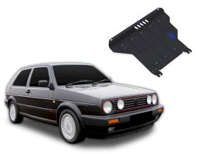 Protectores  de motor y caja de cambios Volkswagen Golf II MT se adapta todos motores 1986-1992