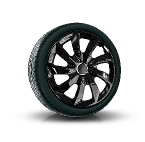 Tapacubos para RENAULT 14", STIG NEGRO LACADO 4 pzs