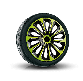 Tapacubos para HYUNDAI 16", STRONG DUOCOLOR VERDE-BLANCO 4 pzs