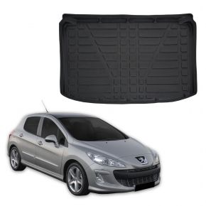 Alfombra de maletero de plástico para PEUGEOT 308 Hatchback 2009-2014