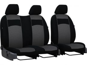 Fundas de asiento a medida Vip FORD TRANSIT CUSTOM VII 2+1 (2013-2021)