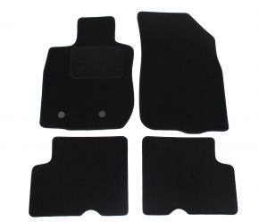 Alfombrillas de coche a medida de moqueta para Dacia Logan Sedan 2010-2014 (4 piezas)