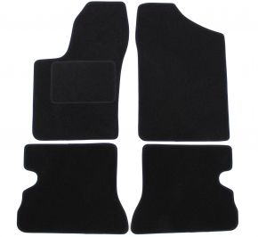 Alfombrillas de coche a medida de moqueta para Fiat Seicento 4pcs 1998-2009 (4 piezas)