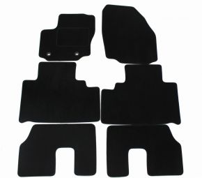 Alfombrillas de coche a medida de moqueta para Ford S-Max 2007-2010 5m (5 plazas) (6 piezas)