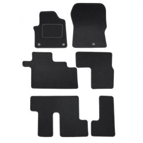 Alfombrillas de coche a medida de moqueta para Hyundai Staria 2021- (9 plazas) (6 piezas)