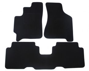Alfombrillas de coche a medida de moqueta para Kia Carens 2002-2006 (3 piezas)