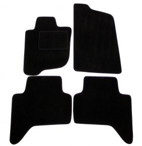 Alfombrillas de coche a medida de moqueta para Mitsubishi L200 2006-2015 (4 piezas)