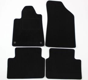 Alfombrillas de coche a medida de moqueta para Peugeot 407 2004-2011 (4 piezas)