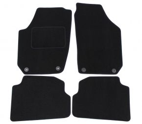 Alfombrillas de coche a medida de moqueta para Skoda Fabia II 2007-2014 (4 piezas)