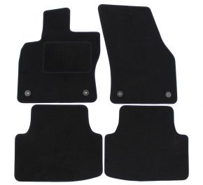 Alfombrillas de coche a medida de moqueta para Seat Leon III 2012-2020 (4 piezas)