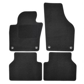 Alfombrillas de coche a medida de moqueta para Volkswagen Tiguan 2007-2015 (4 piezas)