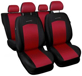 Fundas de asiento universales SPORT LINE rojo