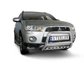 Bullbar delanteros Steeler para Mitsubishi Outlander 2010-2012 Modelo S