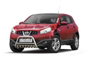 Bullbar delanteros Steeler para Nissan Qashqai 2010-2013 Modelo S