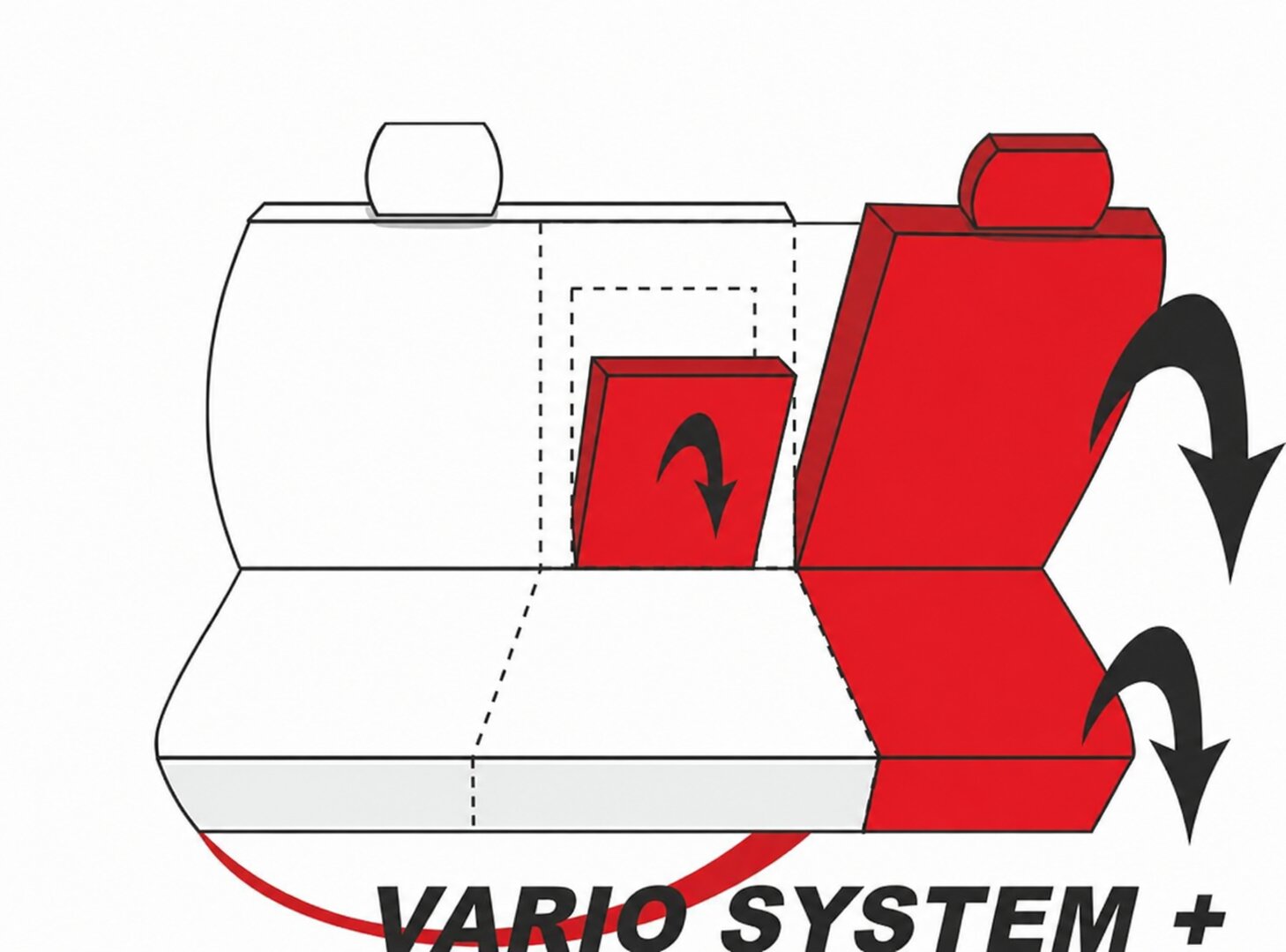 Sistema VARIO+ ROYAL para la banqueta trasera