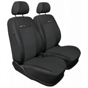 1+1 elegante asiento del coche referencia fundas para asientos de cuero artificial ya referencias color negro